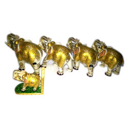 Manufacturers Exporters and Wholesale Suppliers of Gold Finish Decorative Elephant Bengaluru Karnataka
